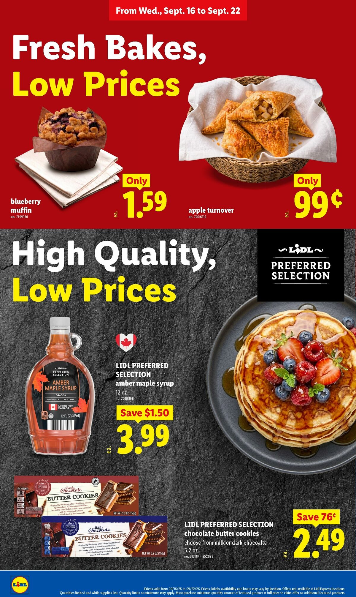 LIDL Weekly Ad from September 16