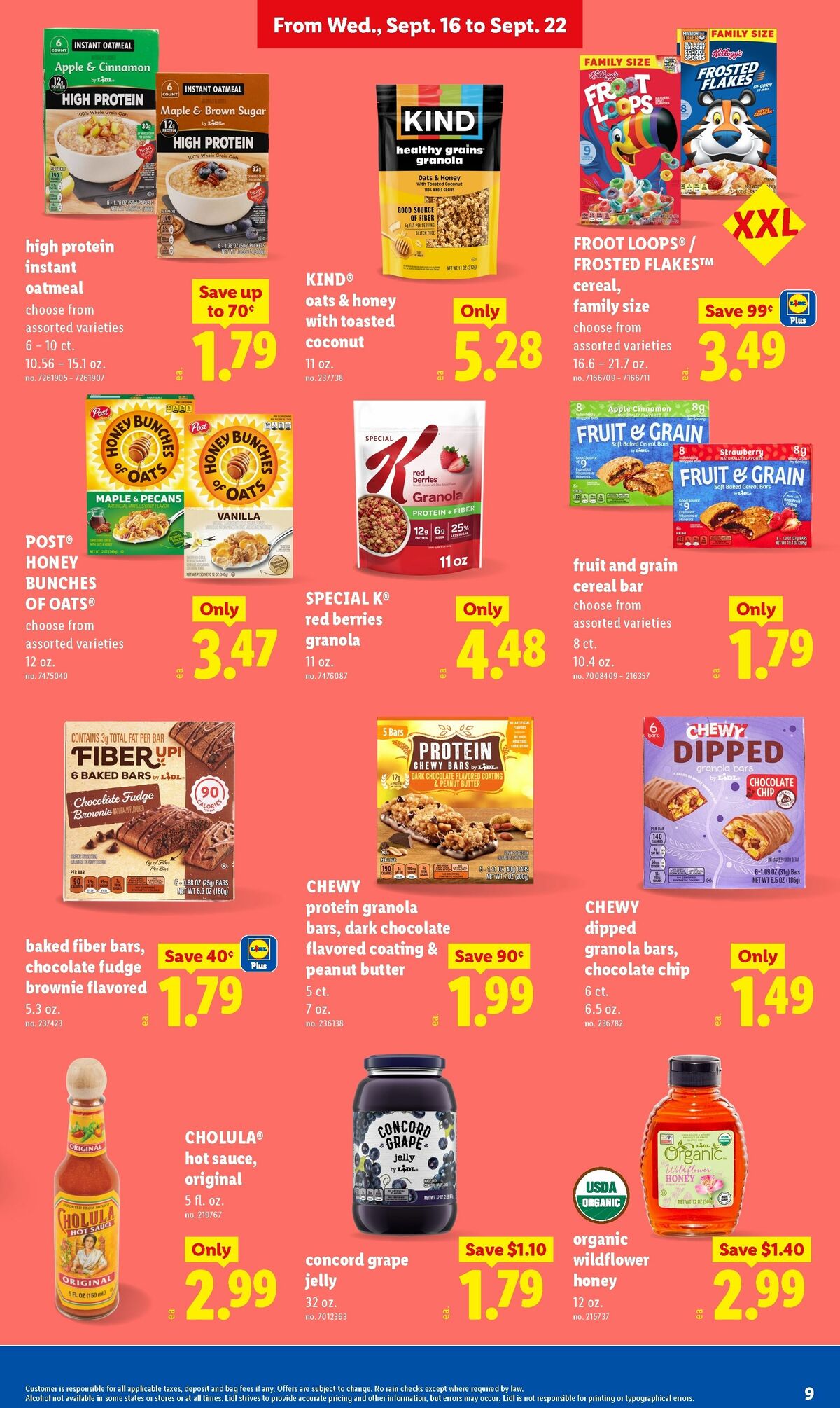 LIDL Weekly Ad from September 16