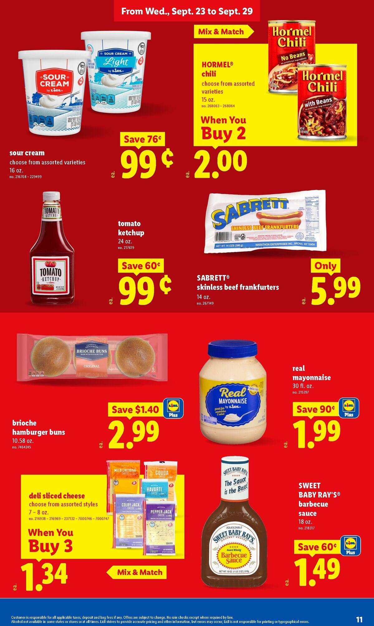 LIDL Weekly Ad from September 23