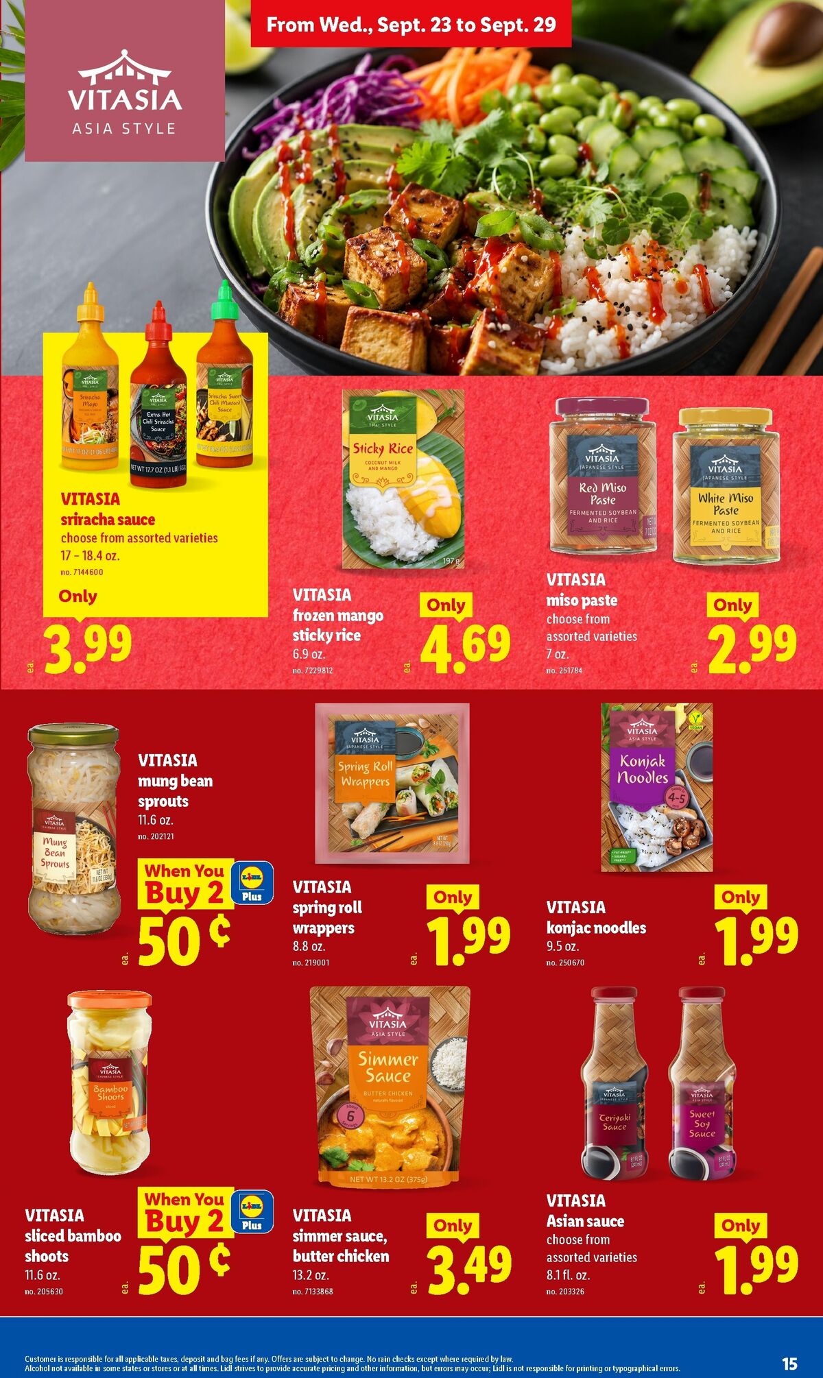 LIDL Weekly Ad from September 23