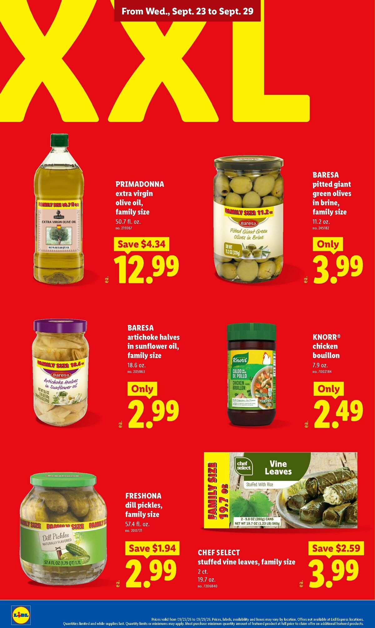 LIDL Weekly Ad from September 23