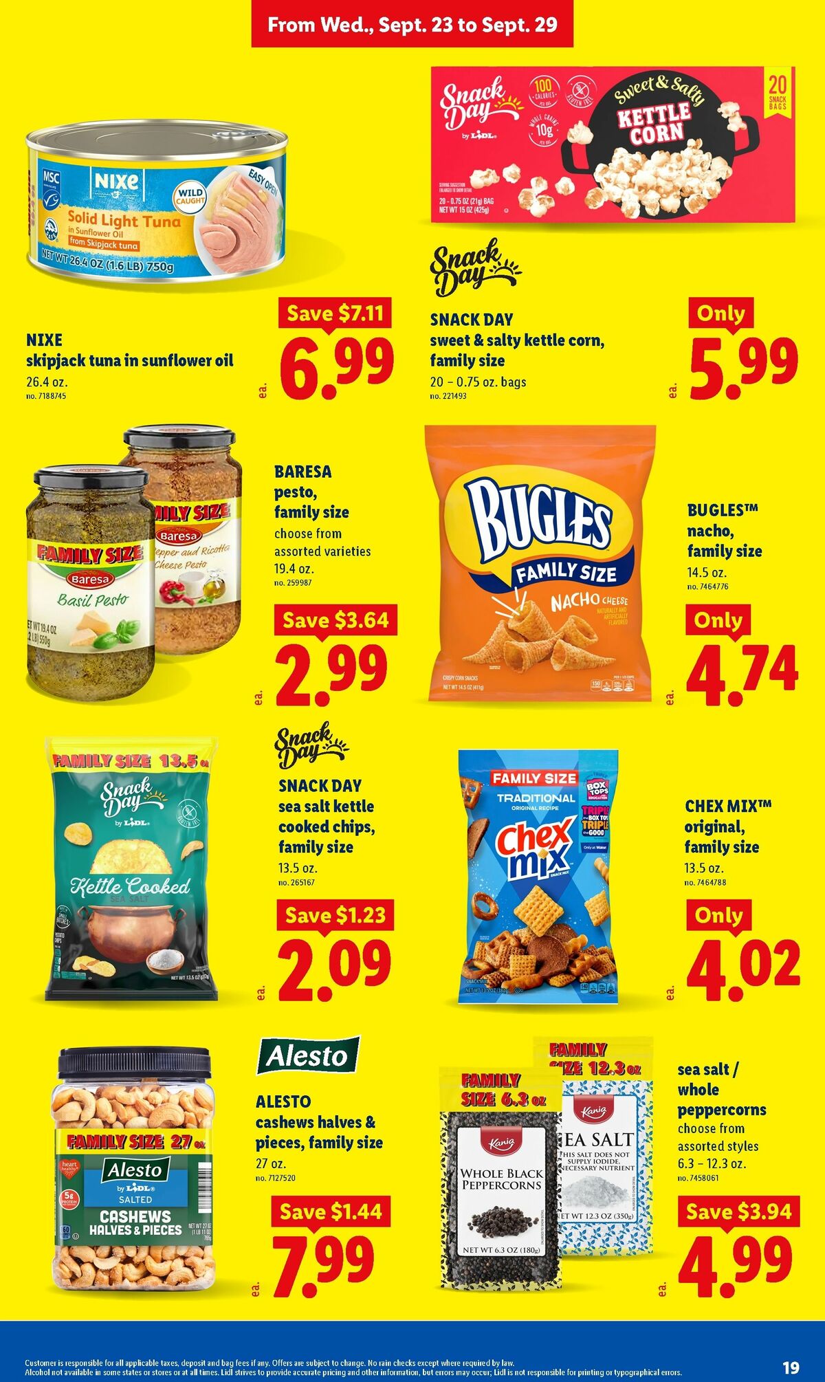LIDL Weekly Ad from September 23