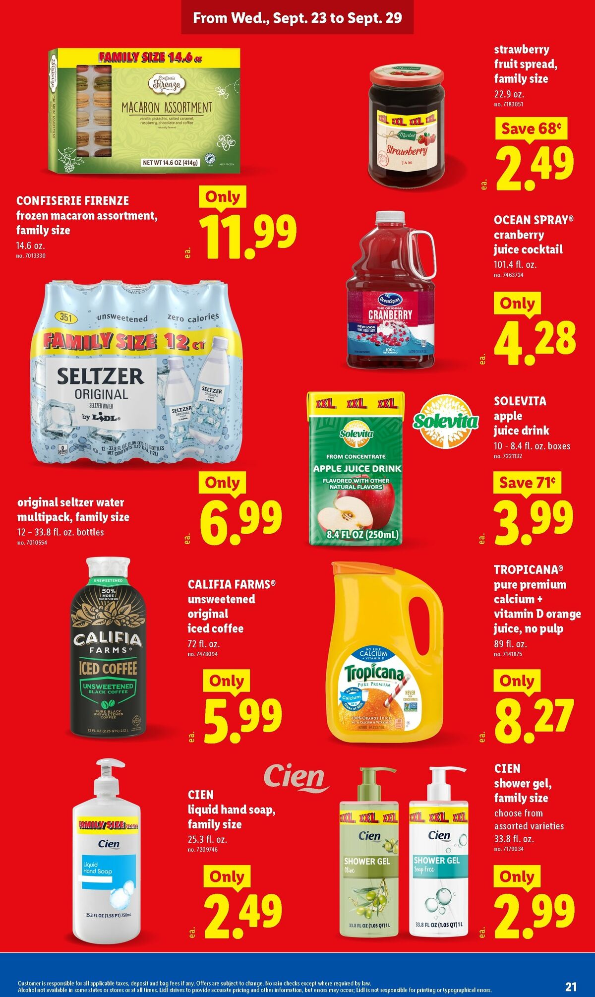 LIDL Weekly Ad from September 23