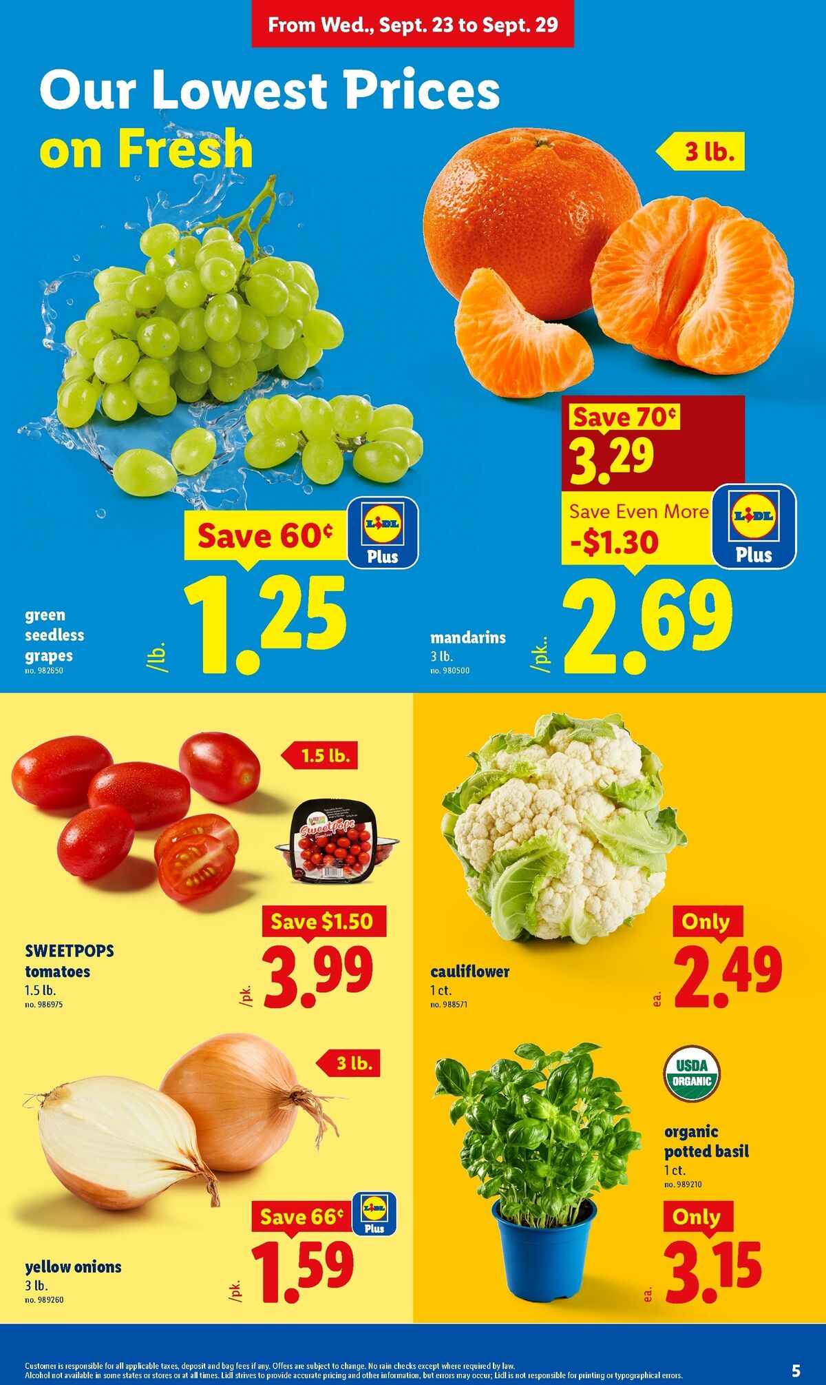 LIDL Weekly Ad from September 23