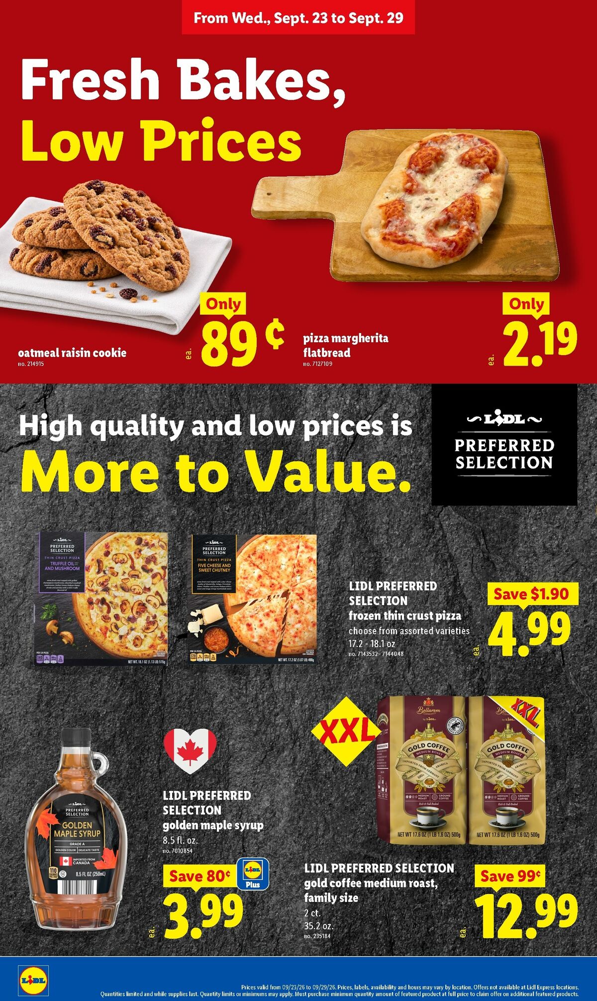 LIDL Weekly Ad from September 23