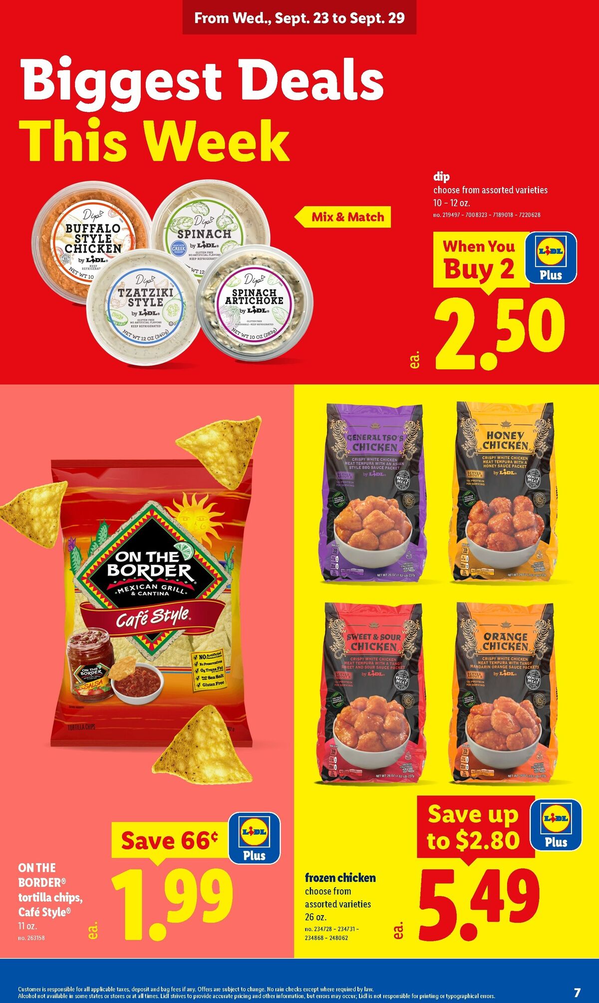 LIDL Weekly Ad from September 23