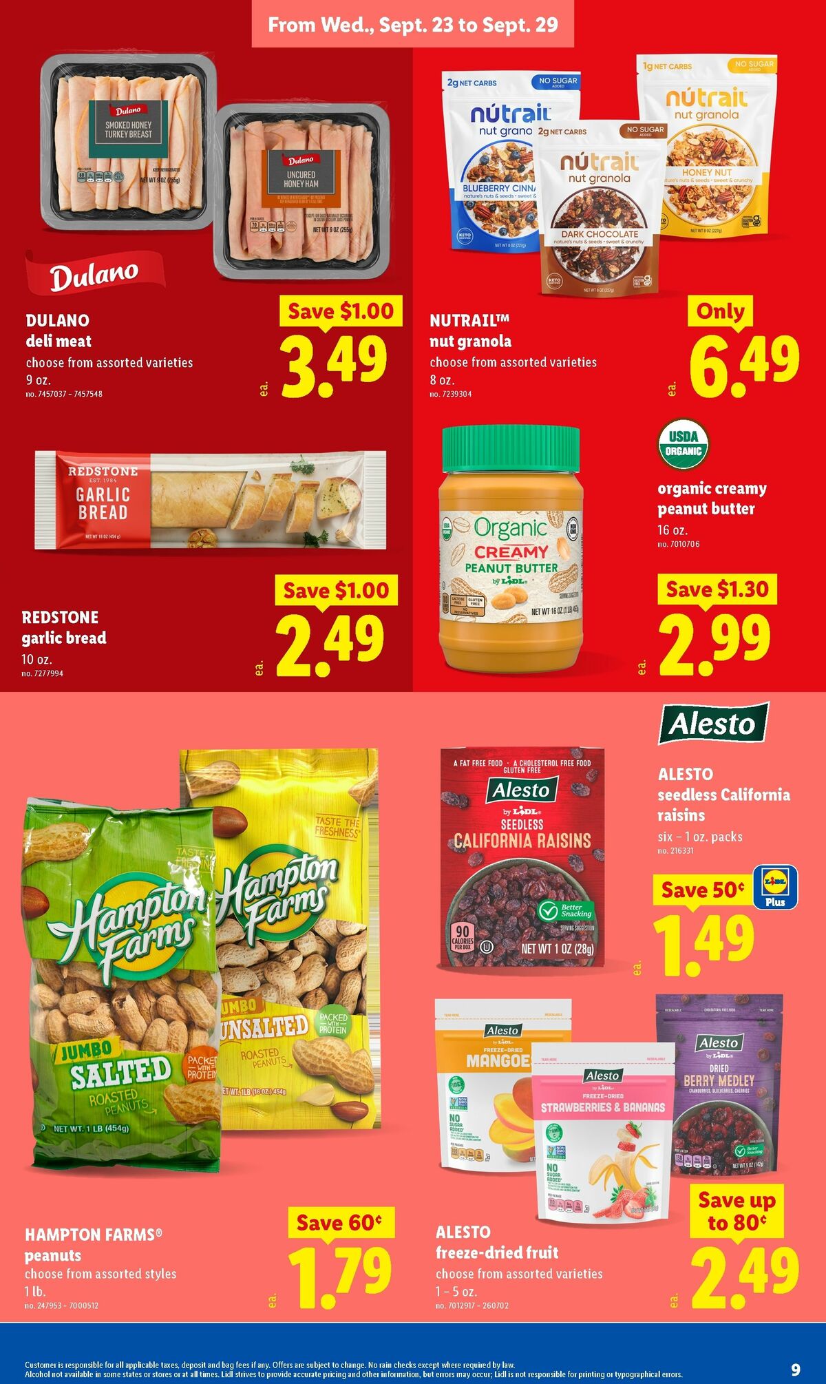 LIDL Weekly Ad from September 23