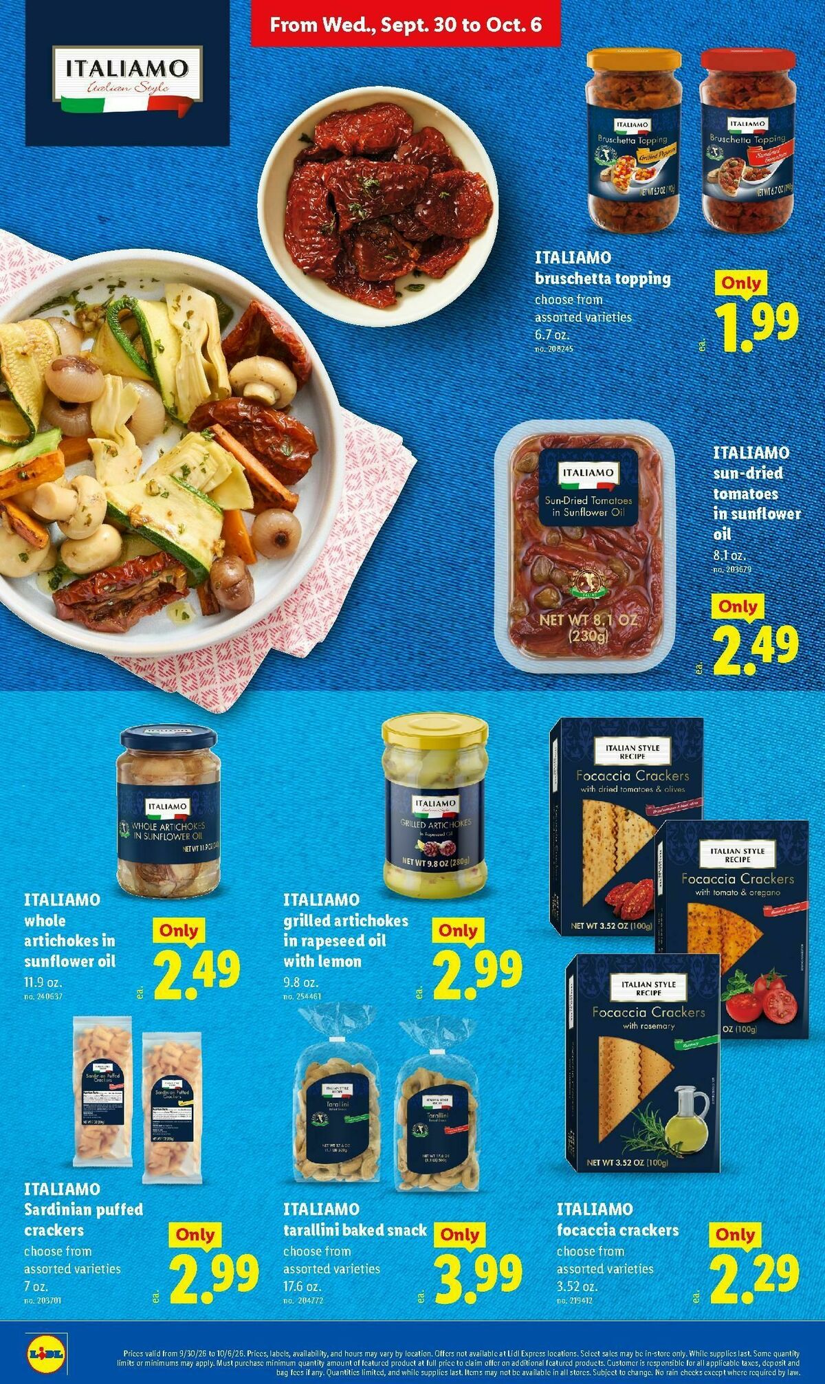 LIDL Weekly Ad from September 30