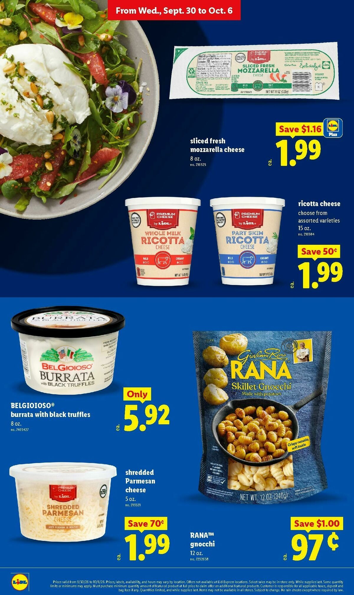 LIDL Weekly Ad from September 30
