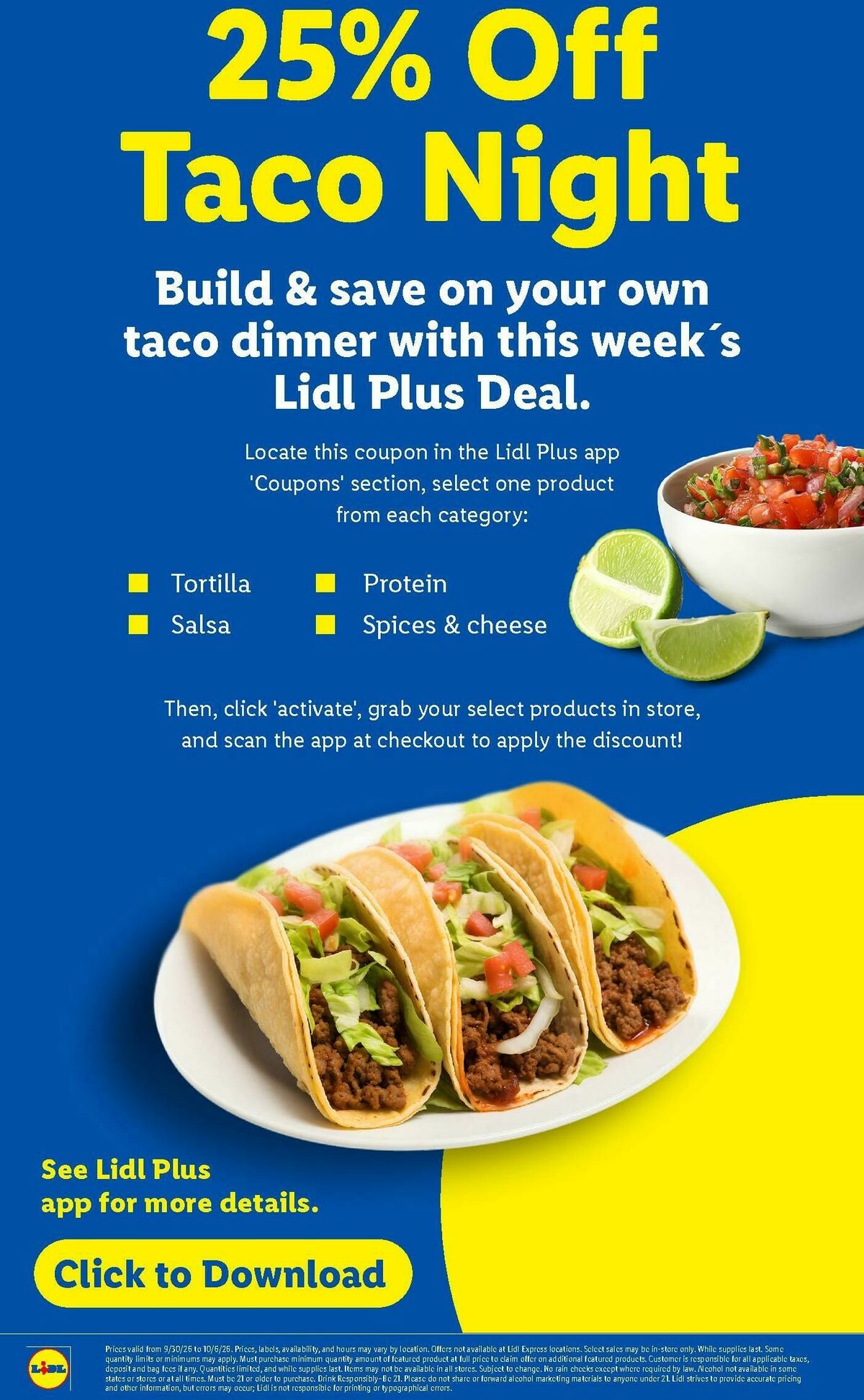 LIDL Weekly Ad from September 30