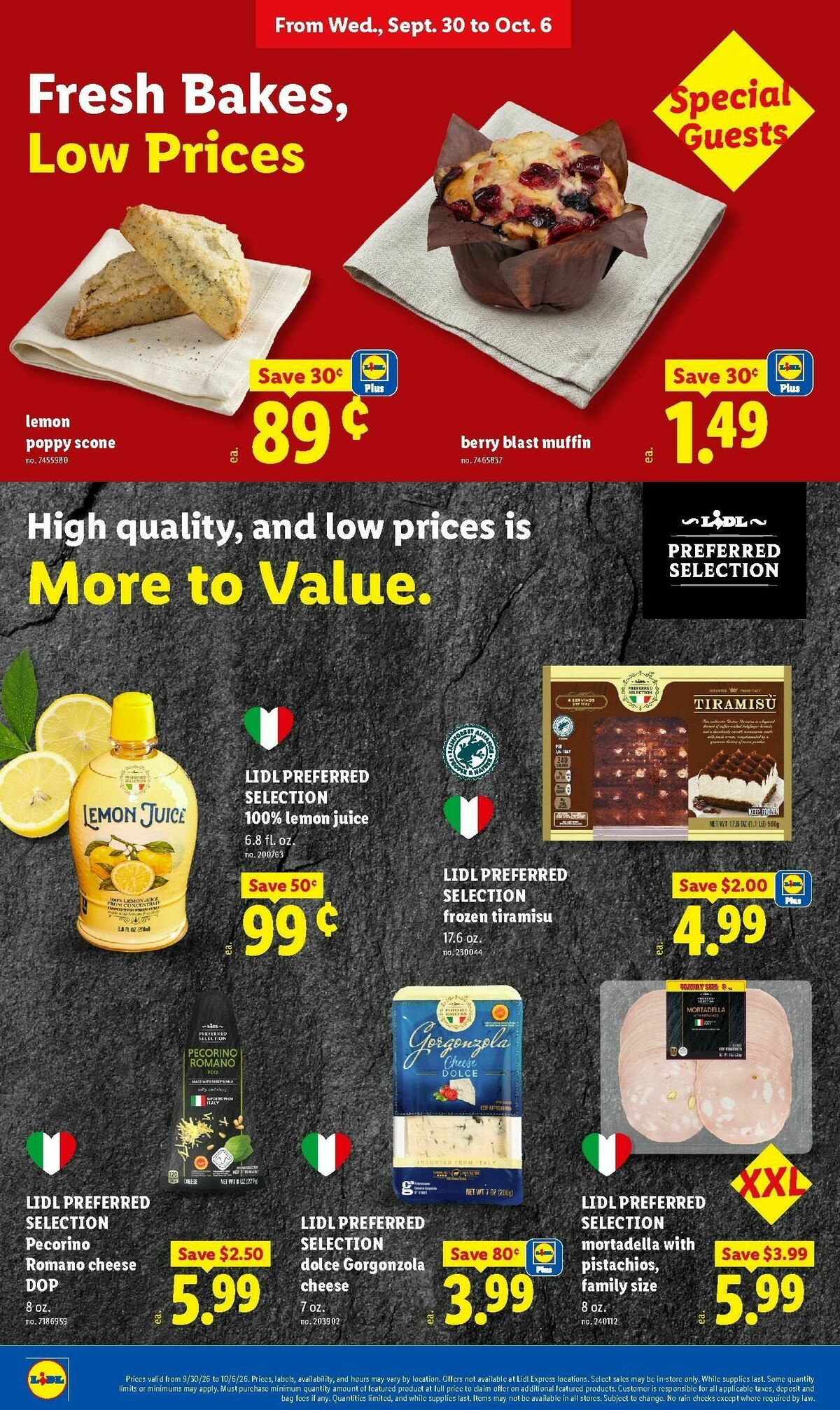 LIDL Weekly Ad from September 30