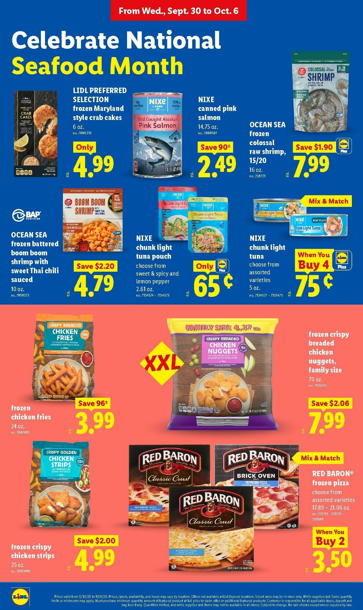 LIDL Weekly Ad from September 30
