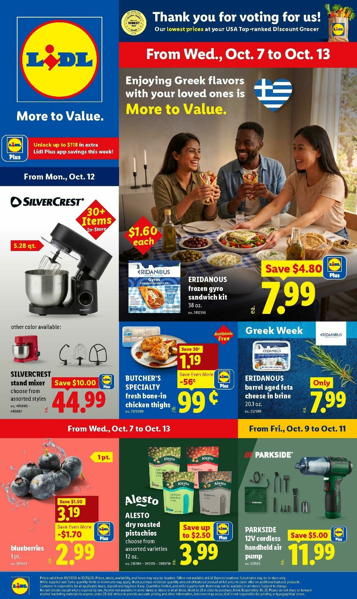 LIDL Weekly Ad from October 7
