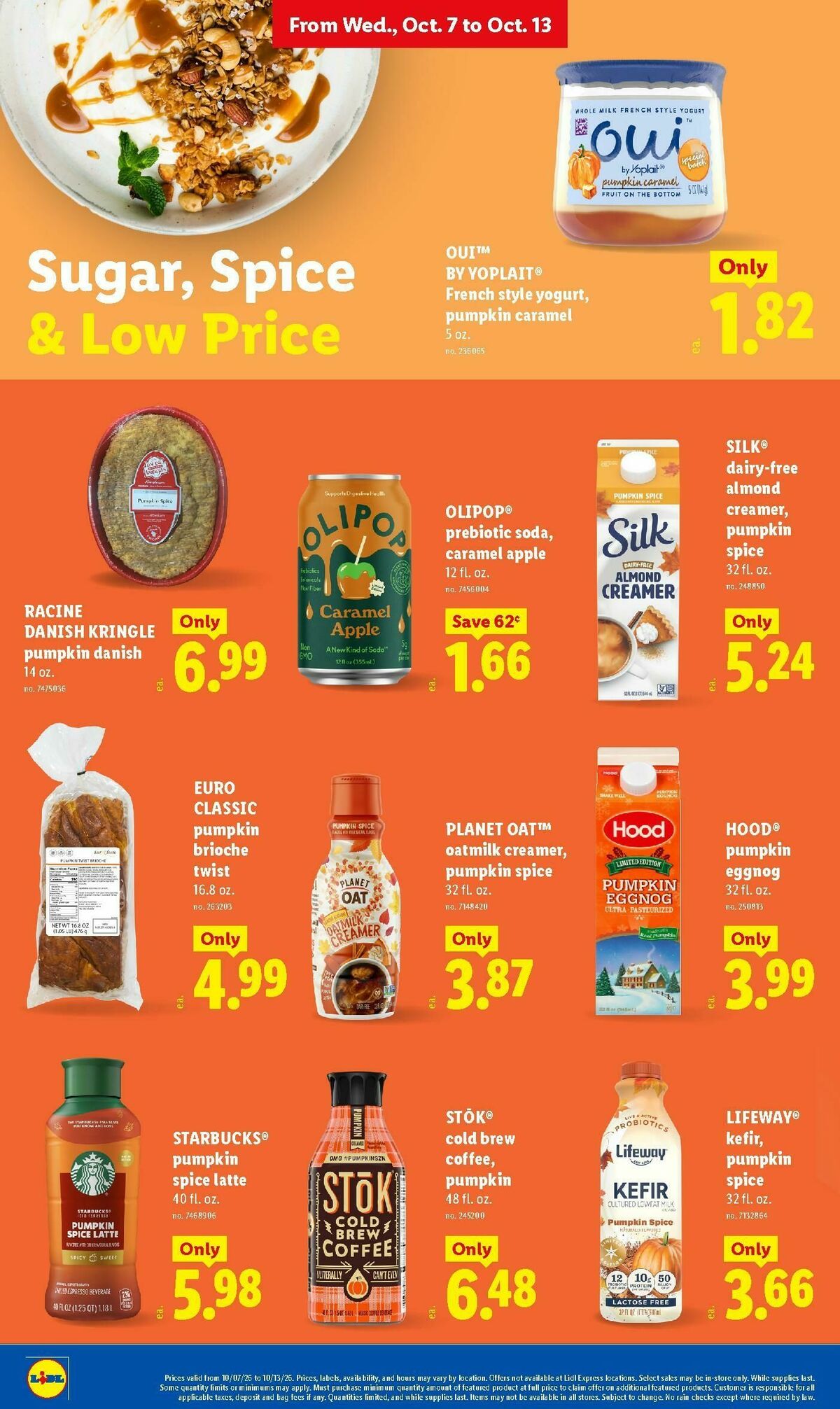 LIDL Weekly Ad from October 7