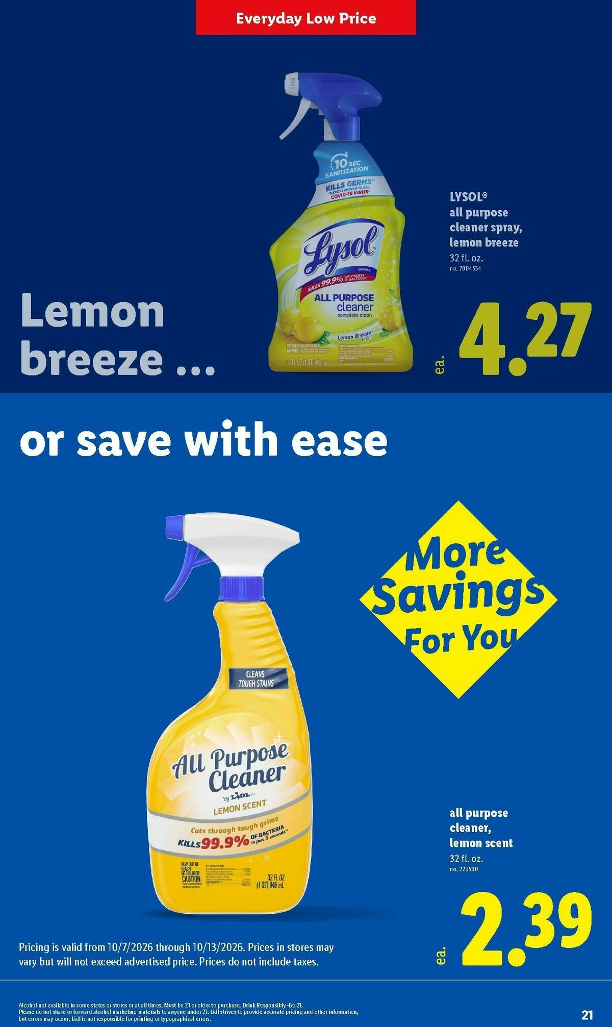 LIDL Weekly Ad from October 7