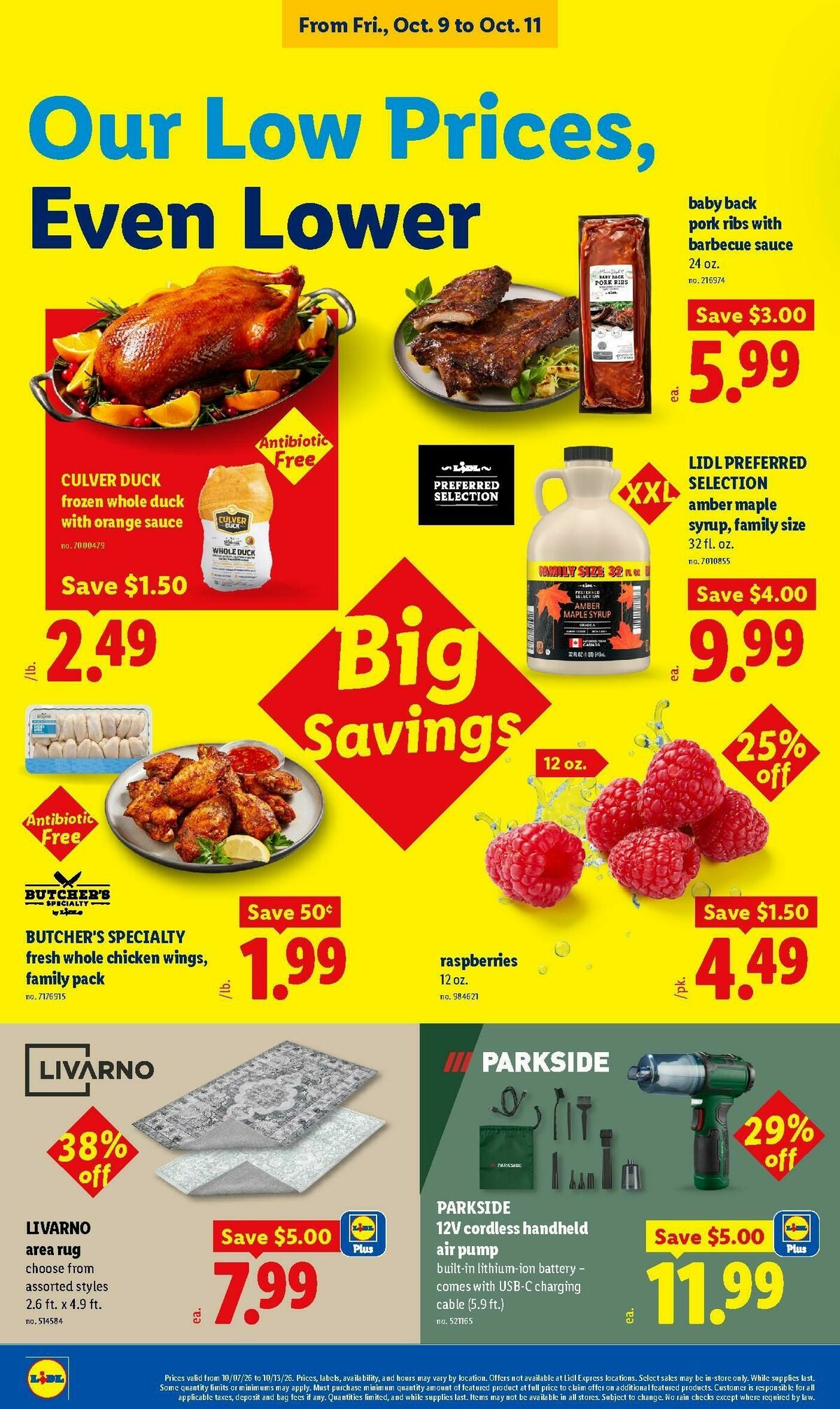 LIDL Weekly Ad from October 7