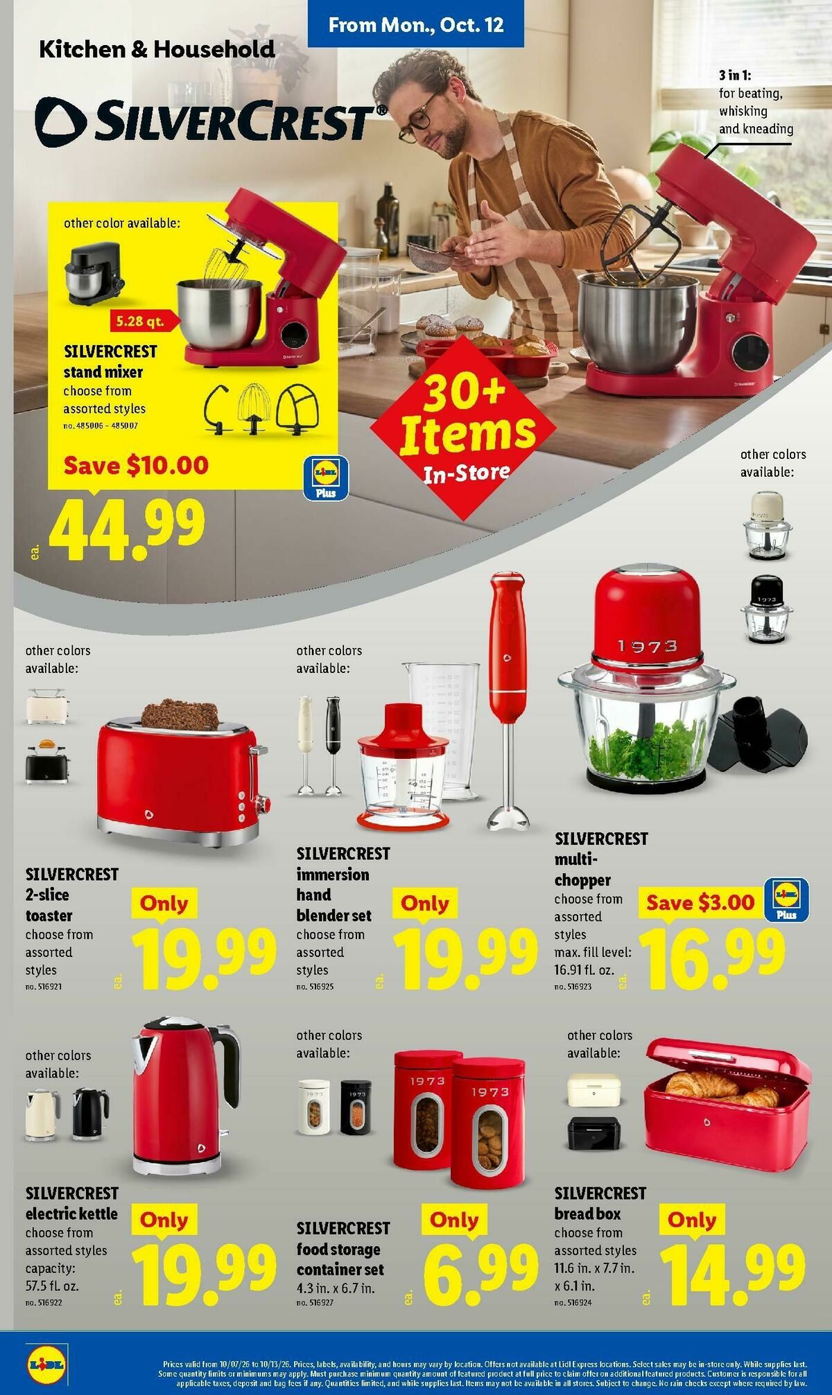 LIDL Weekly Ad from October 7