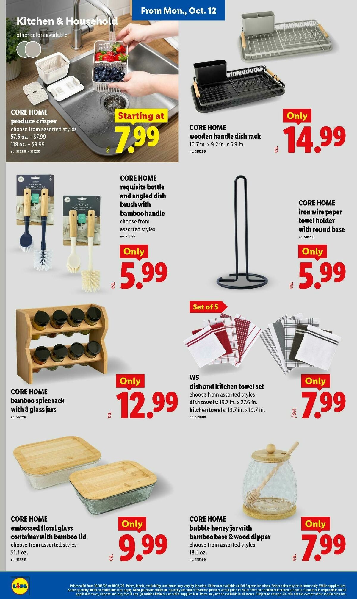 LIDL Weekly Ad from October 7