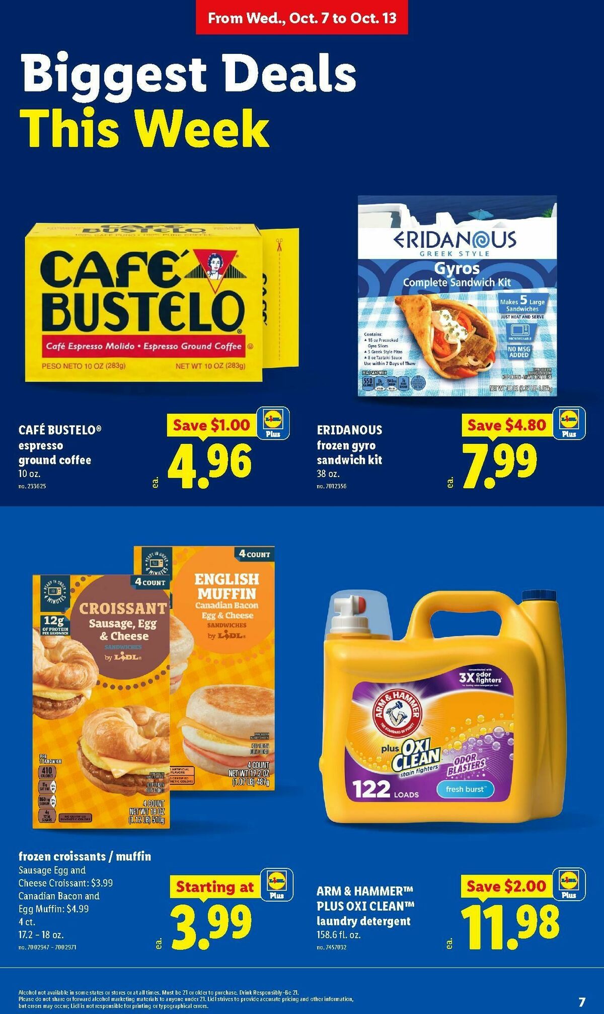 LIDL Weekly Ad from October 7