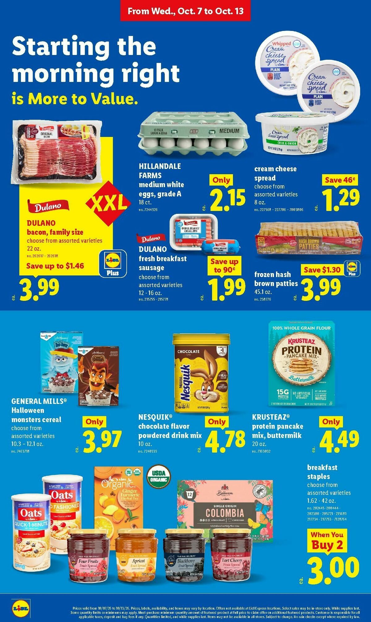 LIDL Weekly Ad from October 7