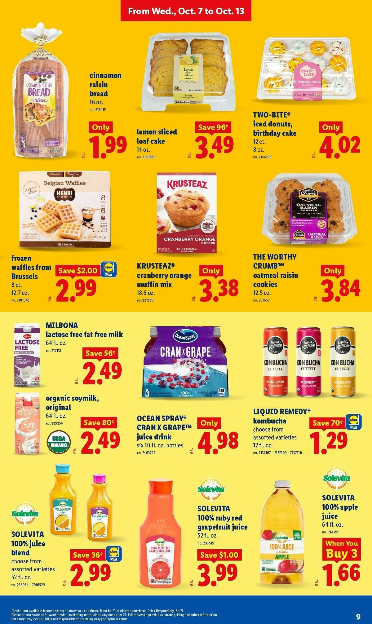 LIDL Weekly Ad from October 7