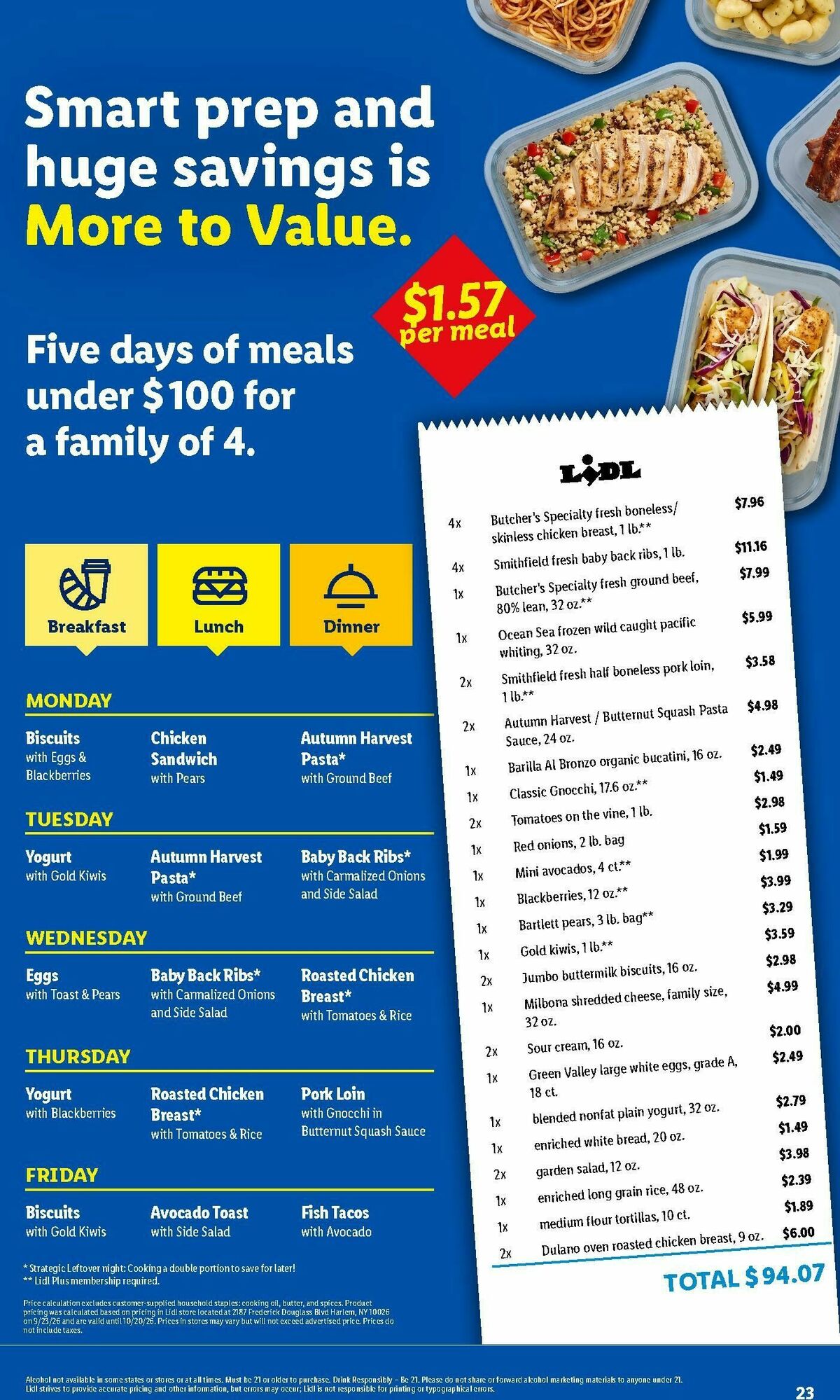LIDL Weekly Ad from October 14