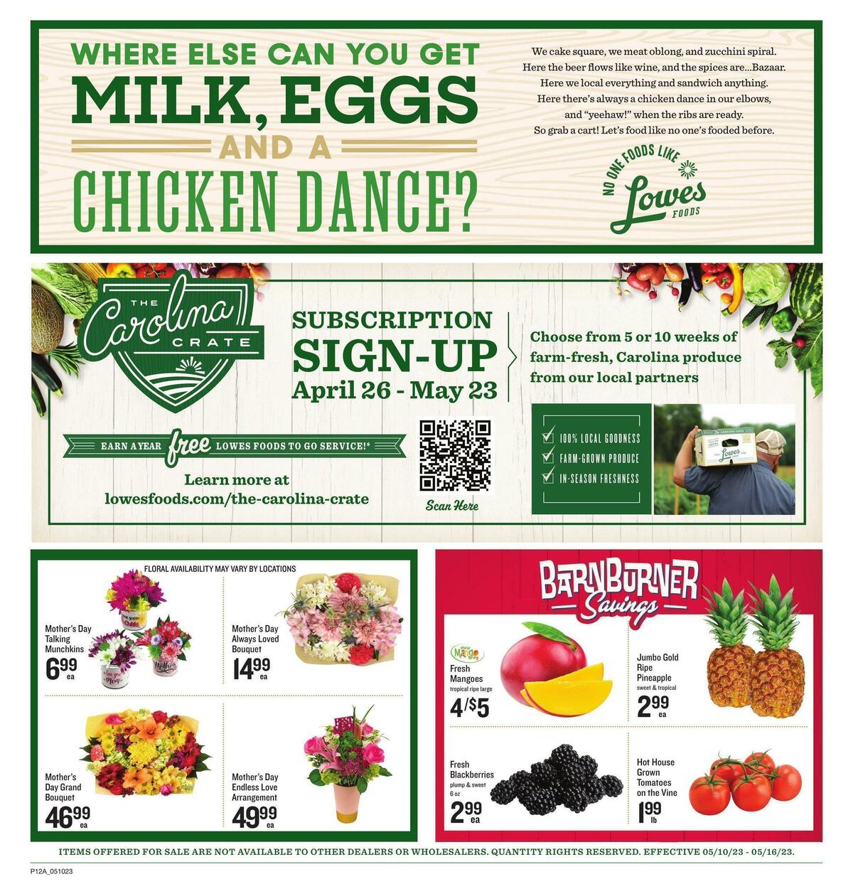 Lowes Foods Weekly Ad from May 10