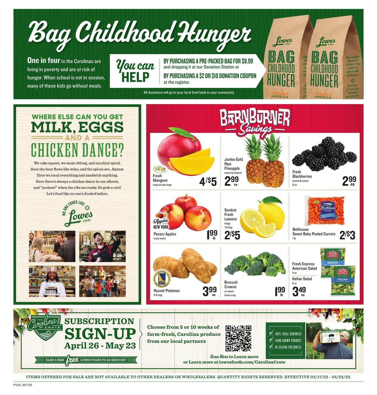 Lowes Foods Weekly Ad from May 17