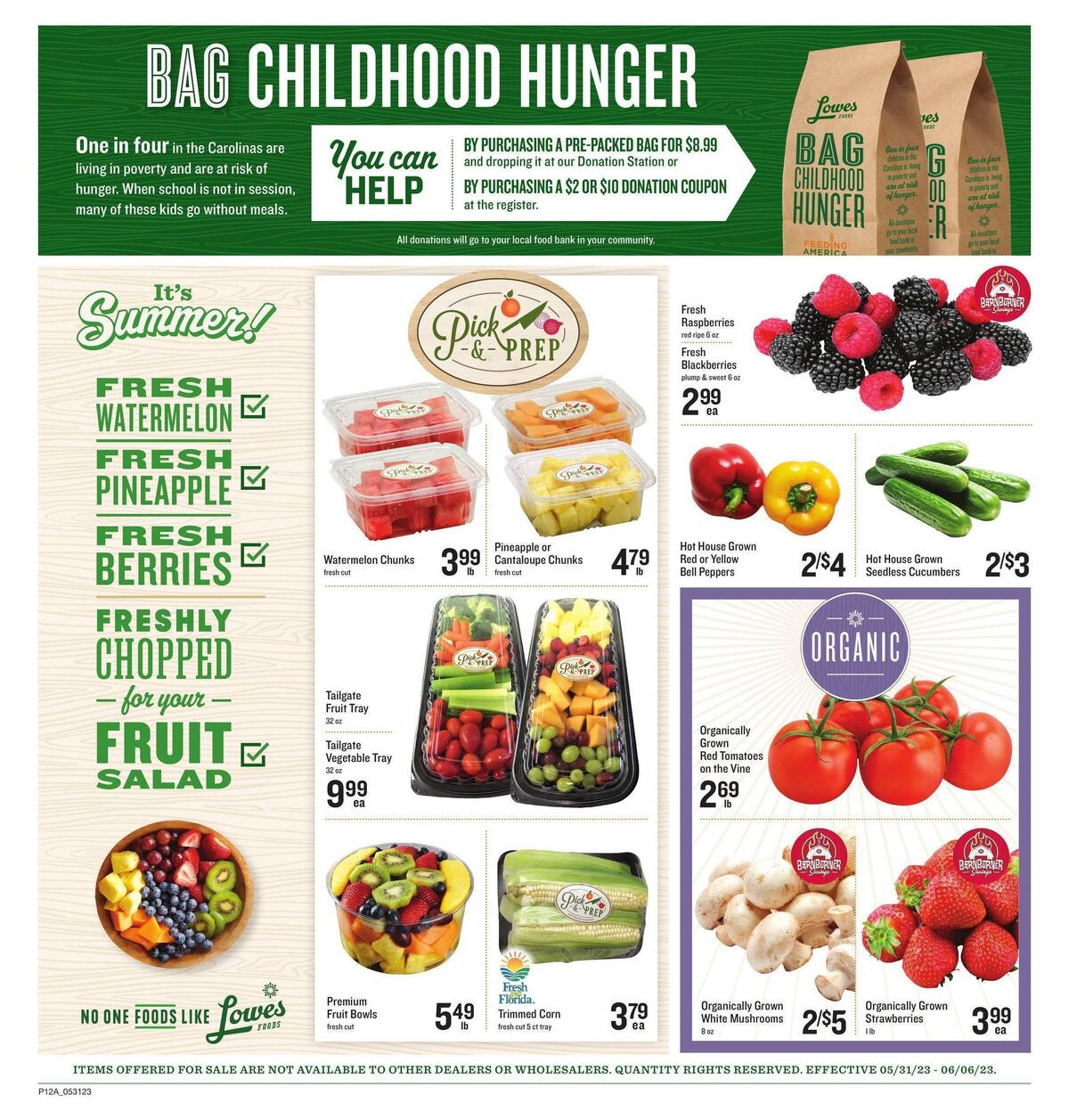 Lowes Foods Weekly Ad from May 31