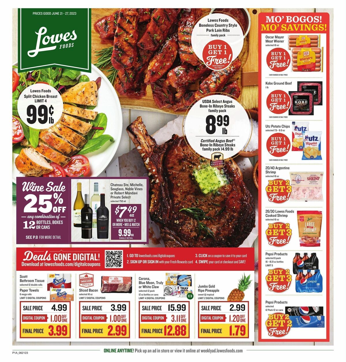 Lowes Foods Weekly Ad from June 21