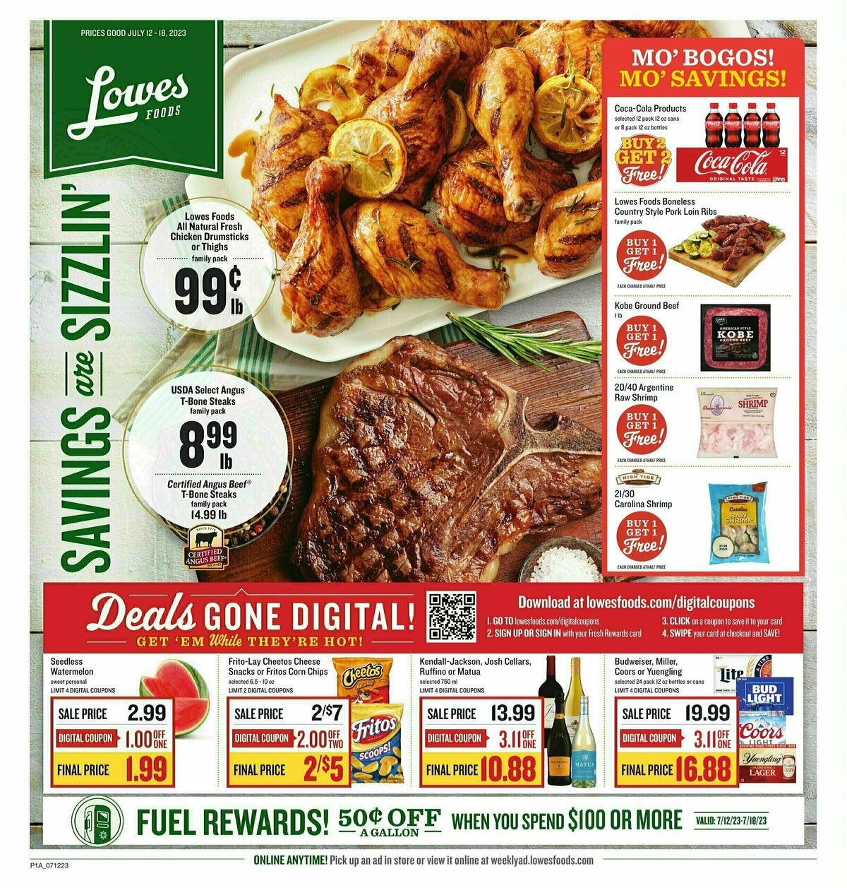 Lowes Foods Weekly Ad from July 12