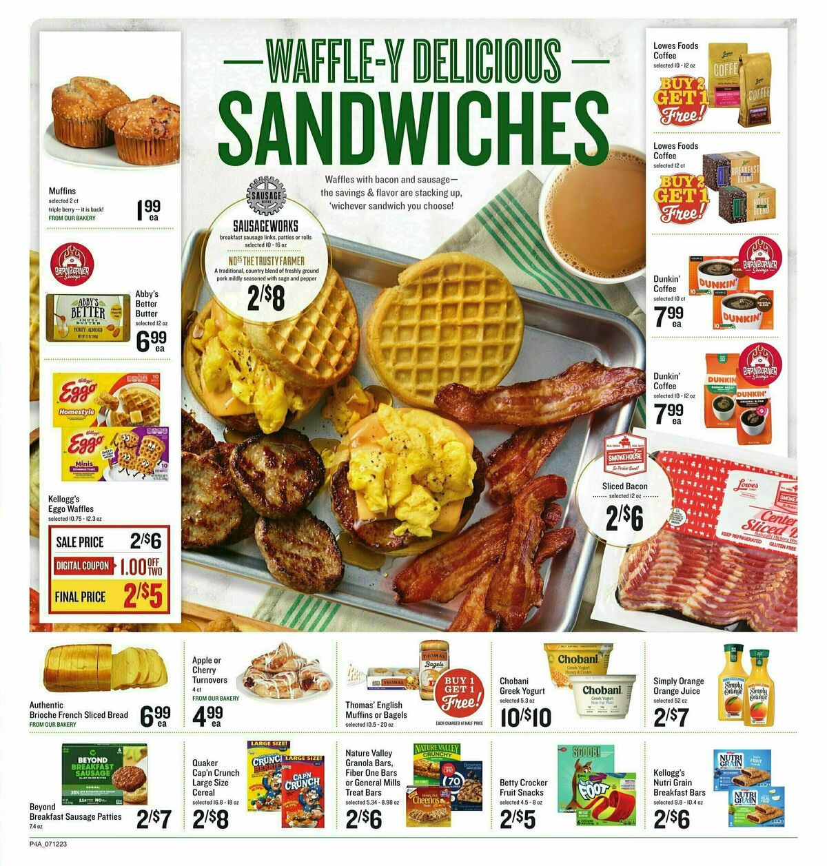 Lowes Foods Weekly Ad from July 12