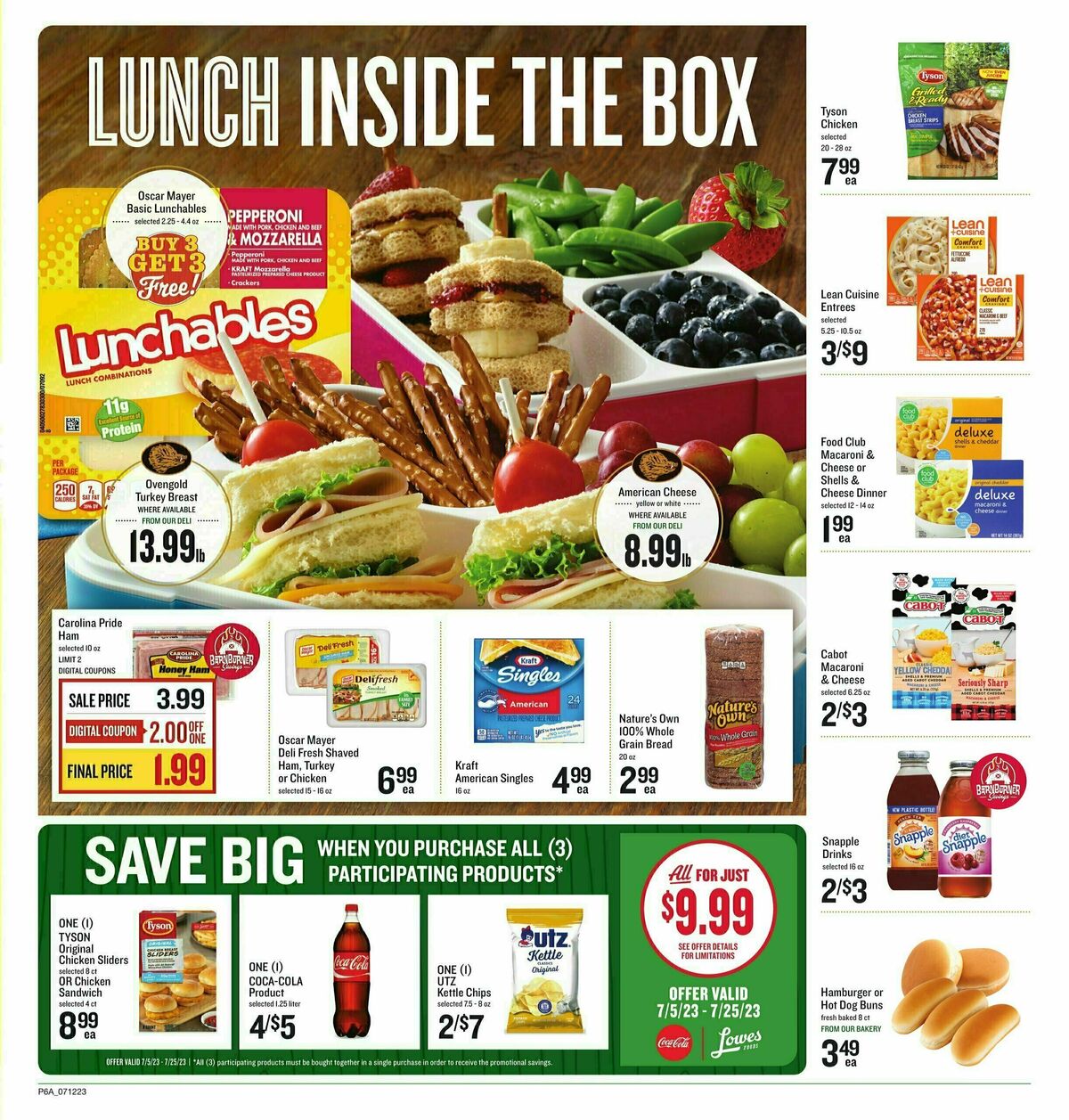 Lowes Foods Weekly Ad from July 12