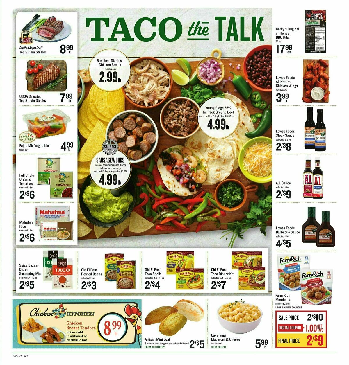 Lowes Foods Weekly Ad from July 19