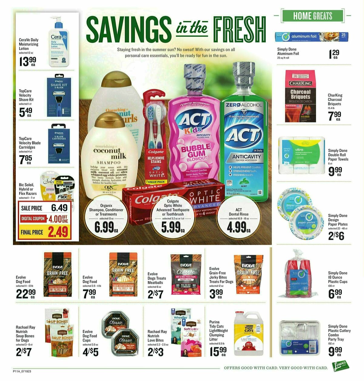Lowes Foods Weekly Ad from July 19
