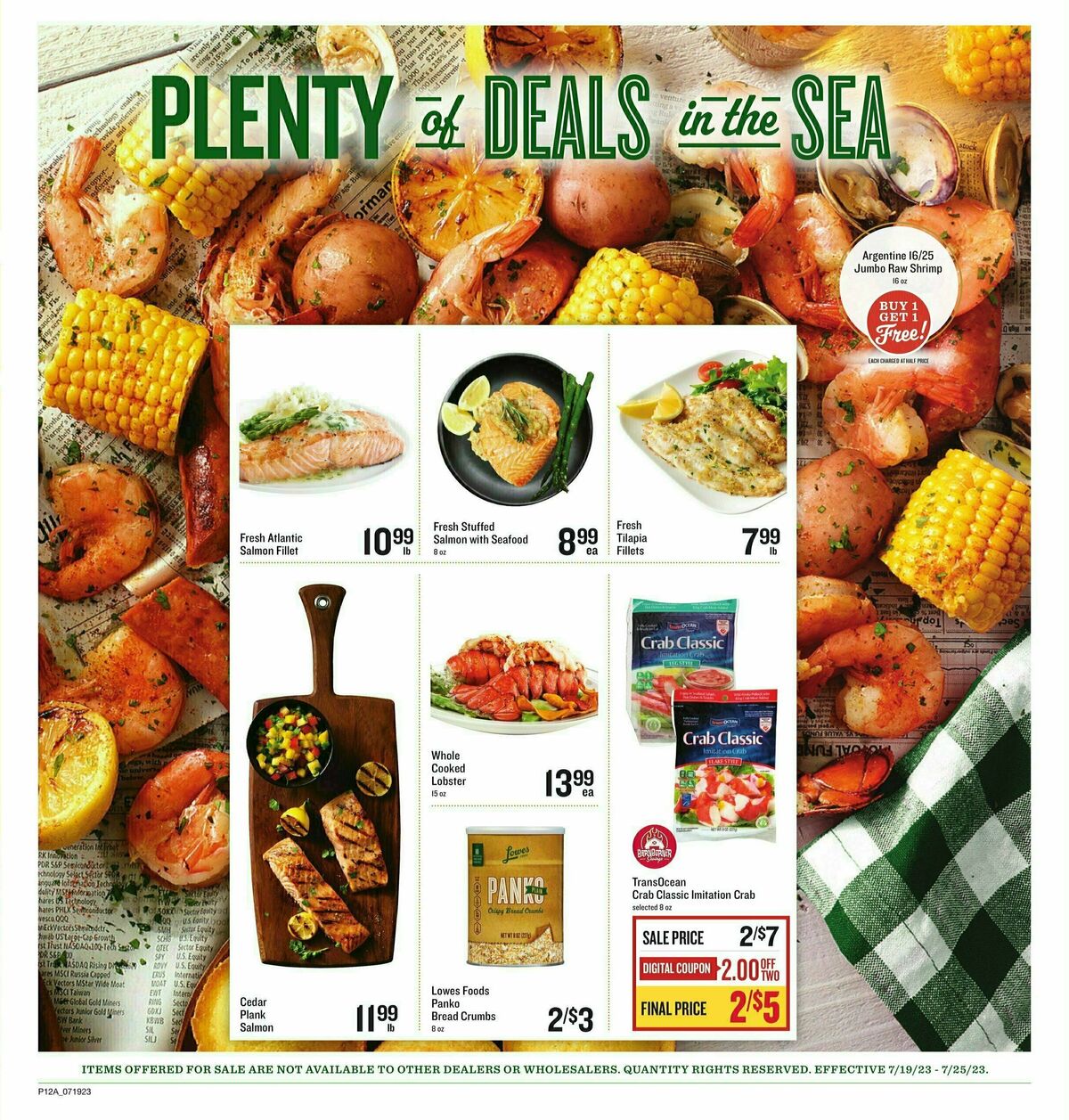 Lowes Foods Weekly Ad from July 19