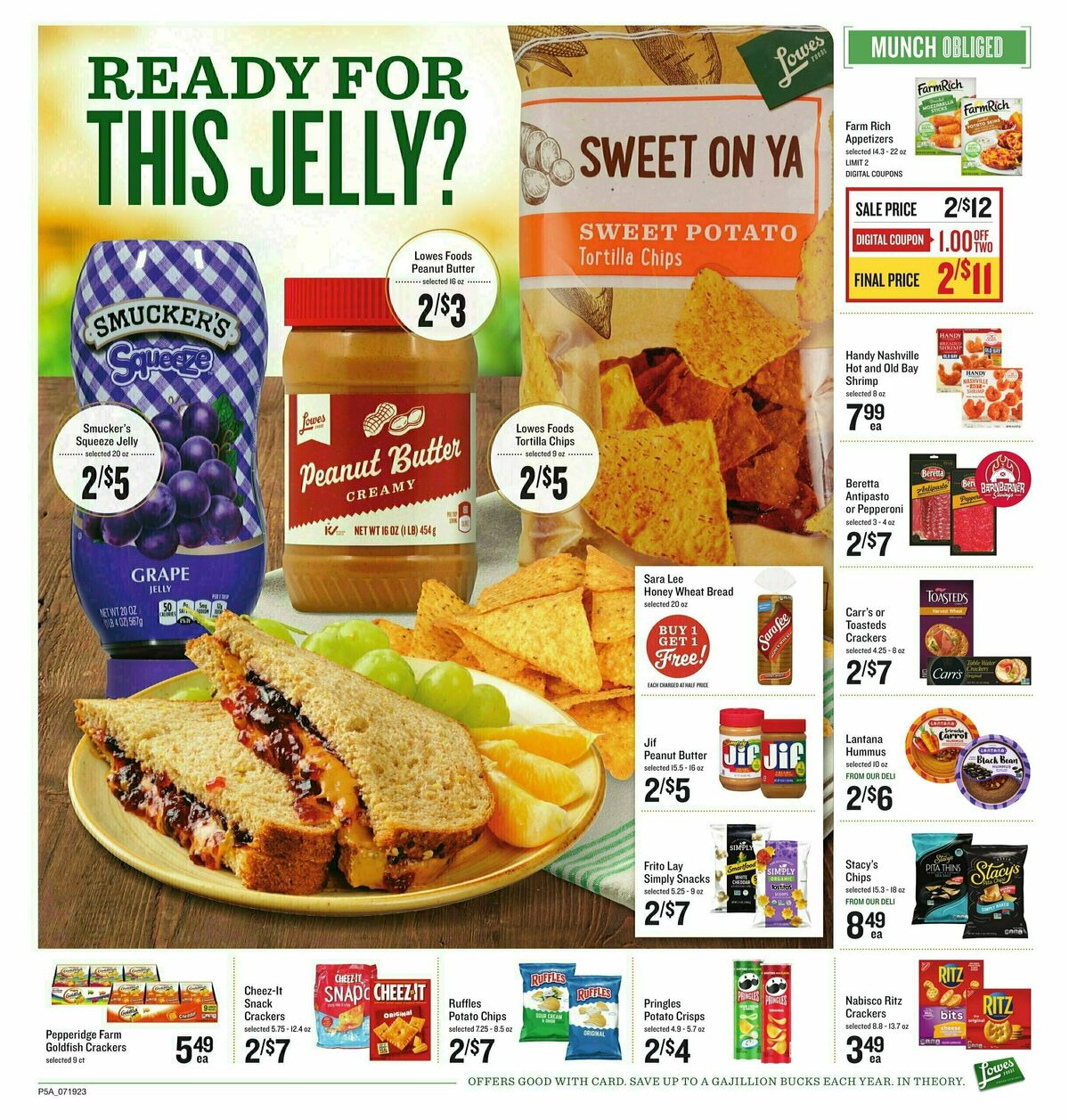 Lowes Foods Weekly Ad from July 19