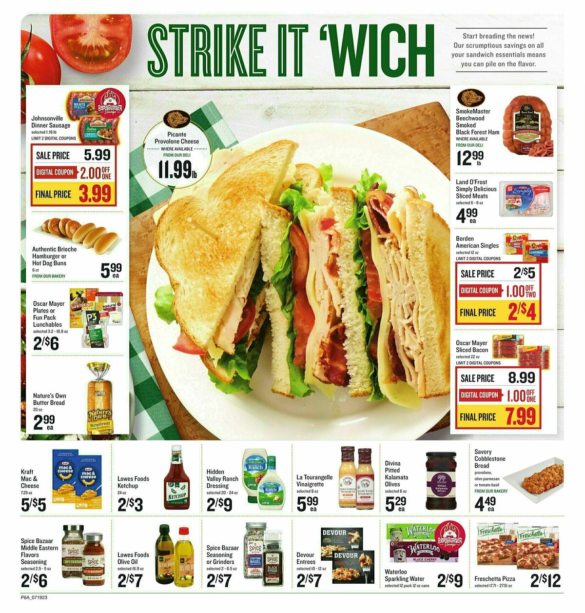 Lowes Foods Weekly Ad from July 19