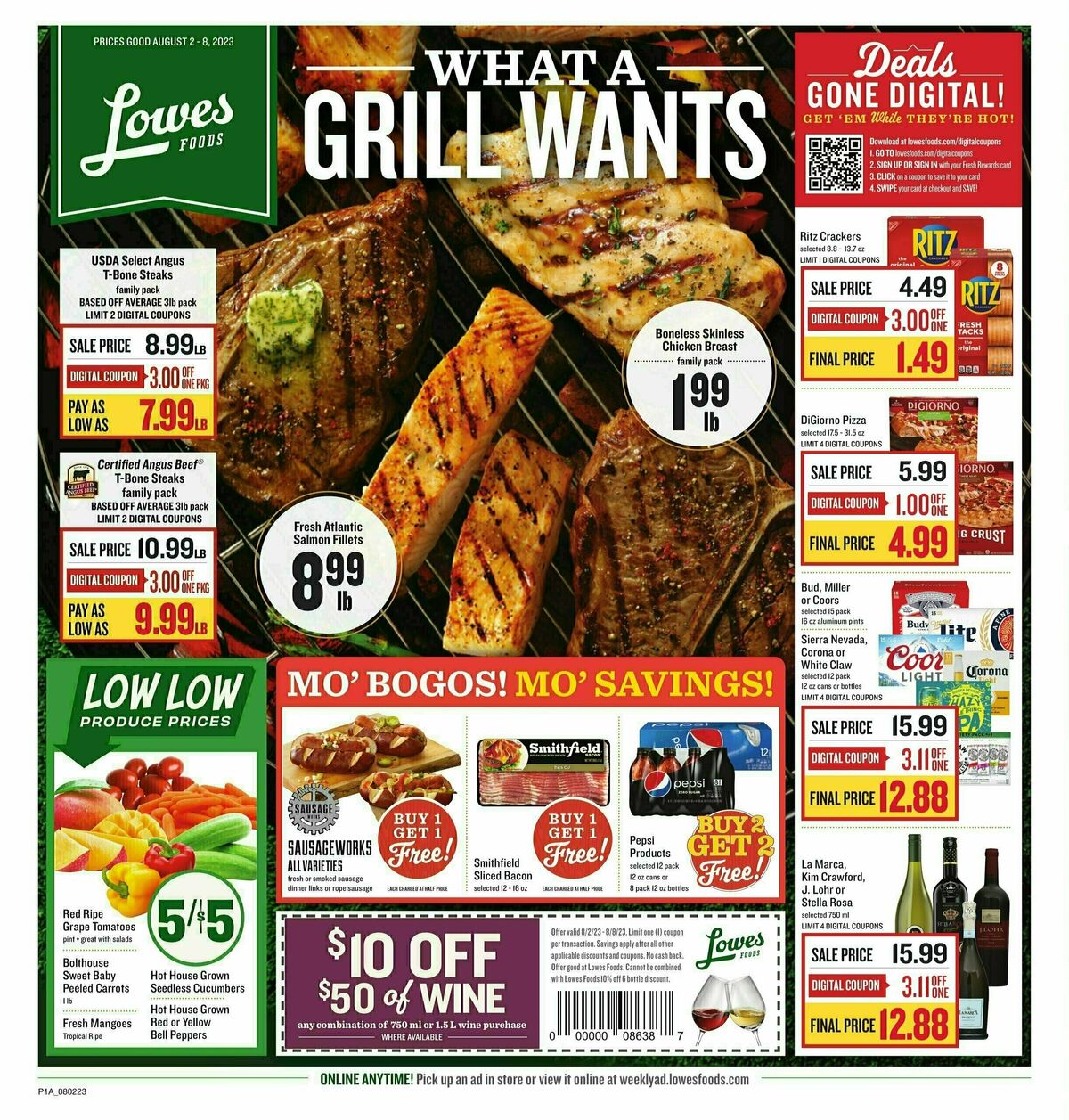 Lowes Foods Weekly Ad from August 2