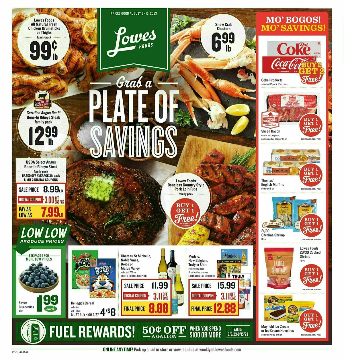 Lowes Foods Weekly Ad from August 9
