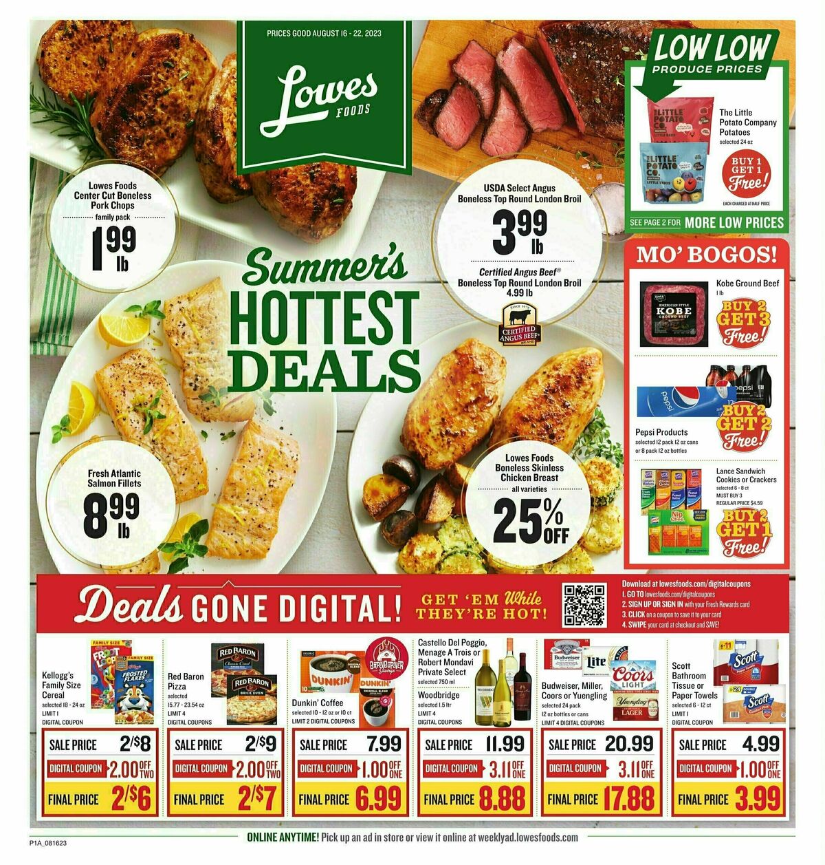 Lowes Foods Weekly Ad from August 16