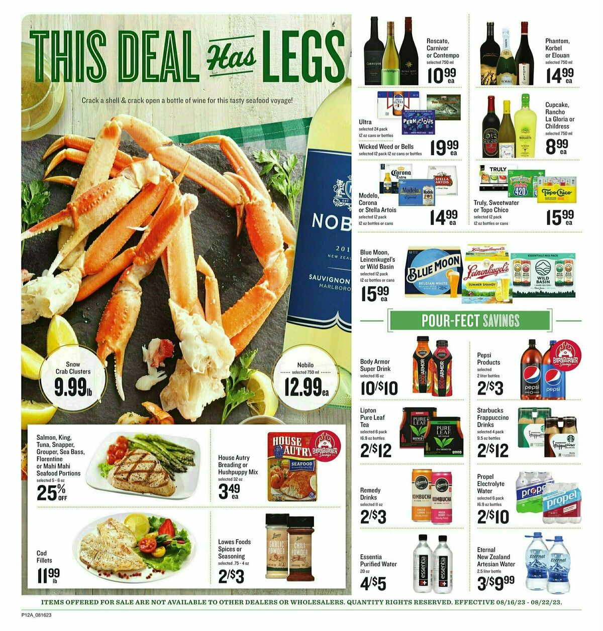 Lowes Foods Weekly Ad from August 16