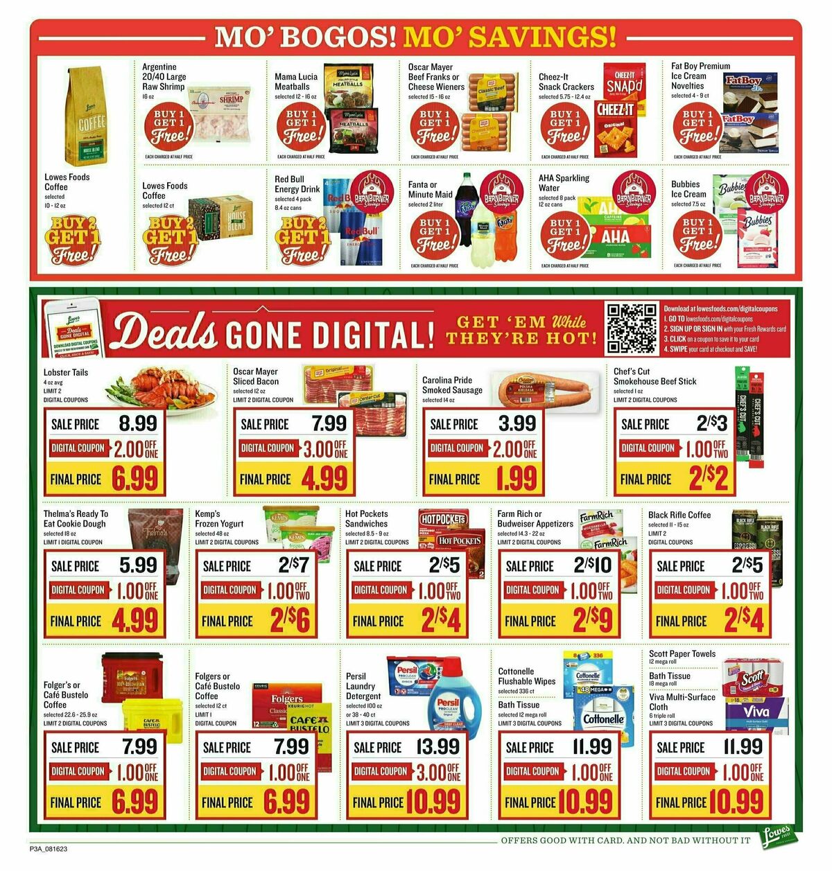 Lowes Foods Weekly Ad from August 16