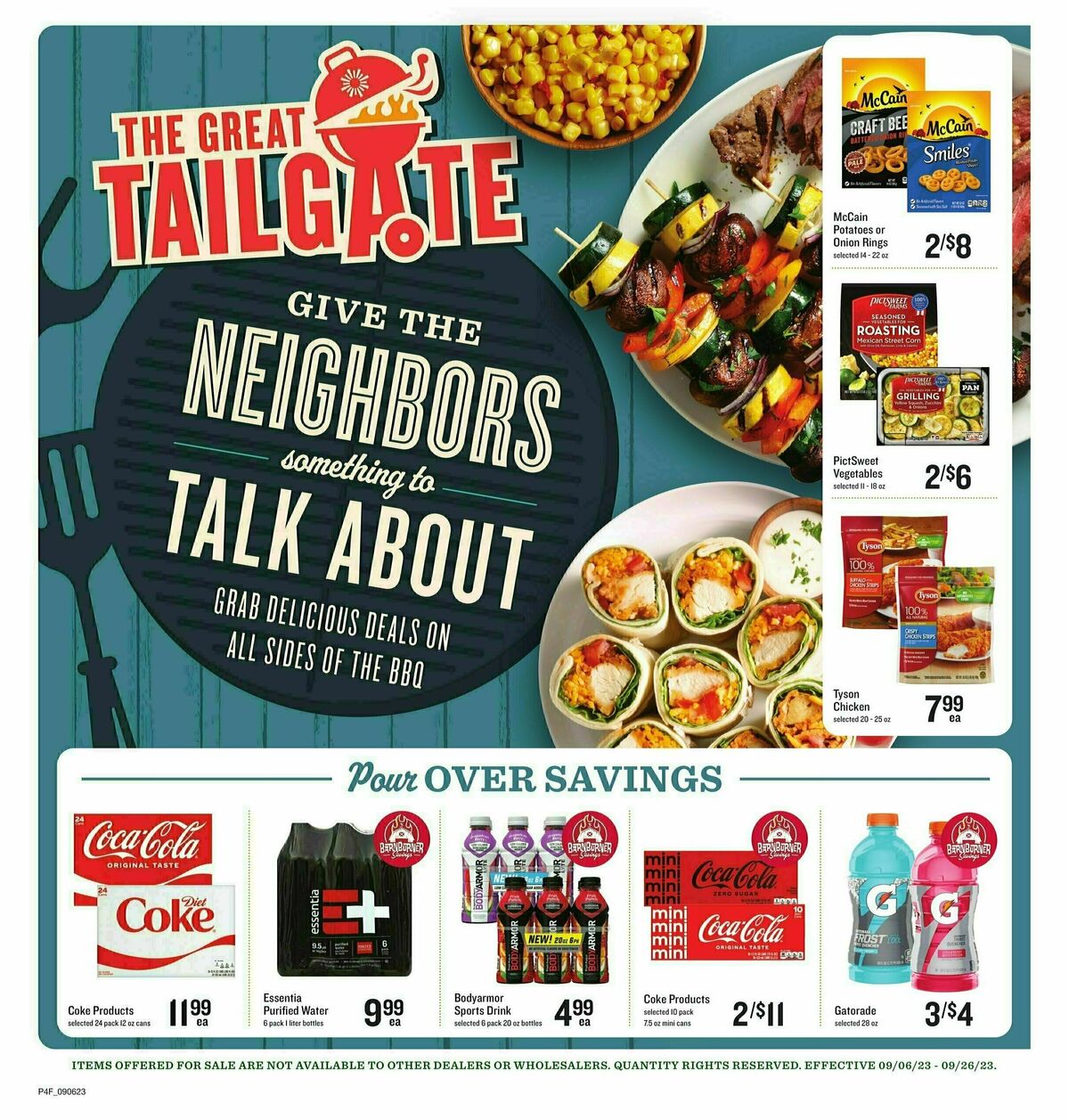 Lowes Foods Tailgating Weekly Ad from September 6