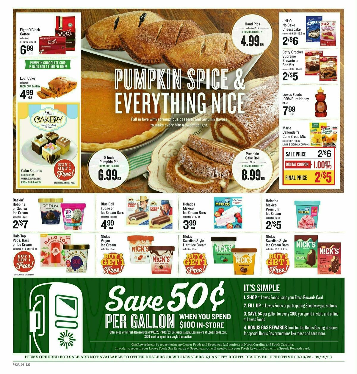 Lowes Foods Weekly Ad from September 13