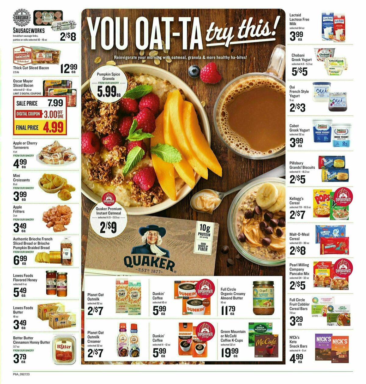 Lowes Foods Weekly Ad from September 27