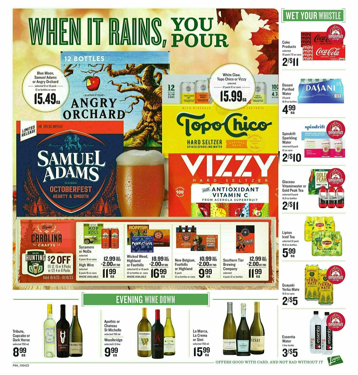 Lowes Foods Weekly Ad from October 4
