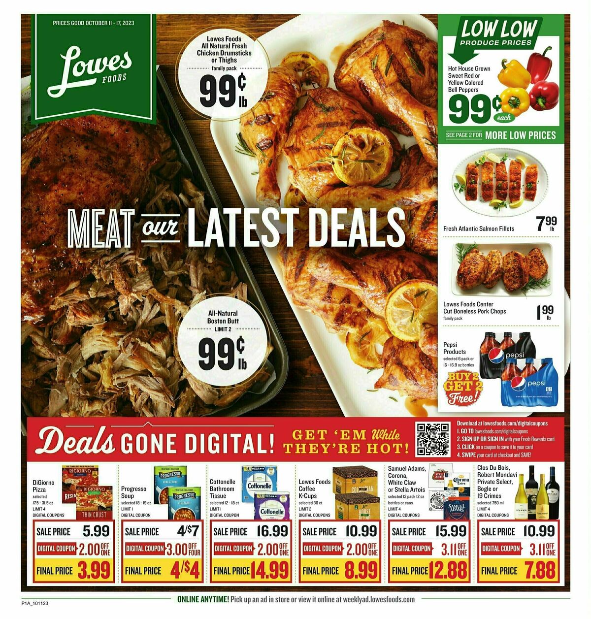 Lowes Foods Weekly Ad from October 11