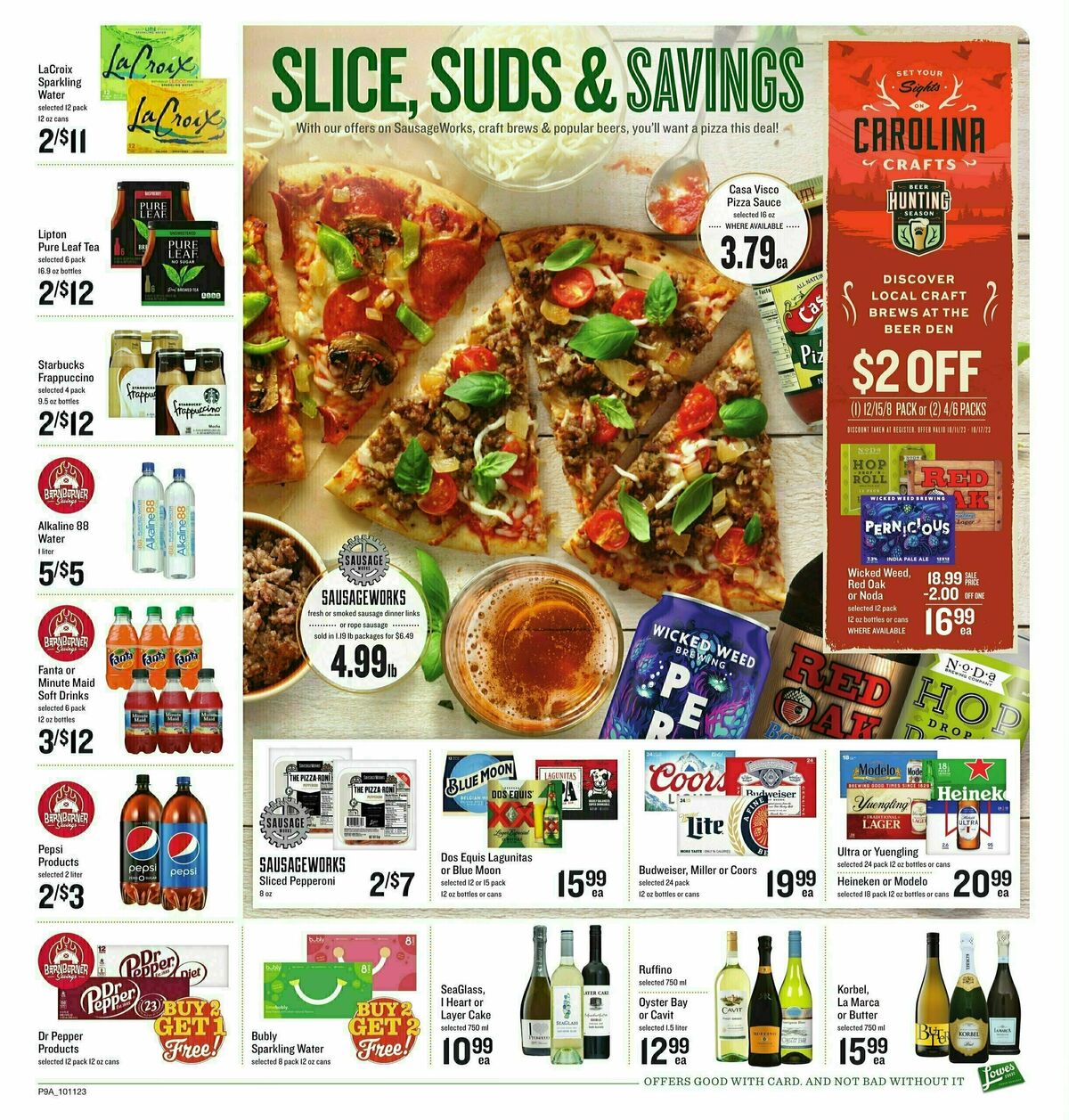 Lowes Foods Weekly Ad from October 11