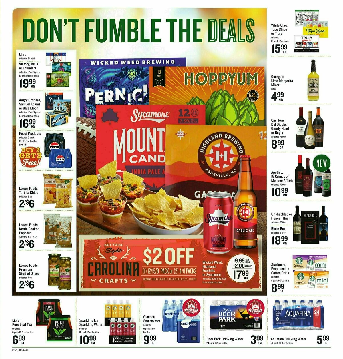 Lowes Foods Weekly Ad from October 25